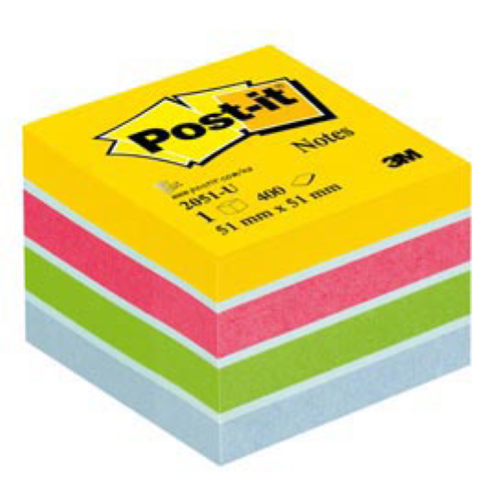 POST-IT DADO ULTRACOLOR 400FG.